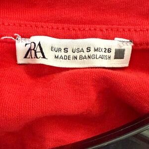 Zara Vibrant Red Knitwear